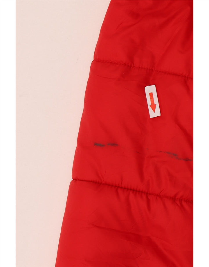 Jaqueta acolchoada com capuz para meninas Levi's 15-16 anos poliéster vermelho