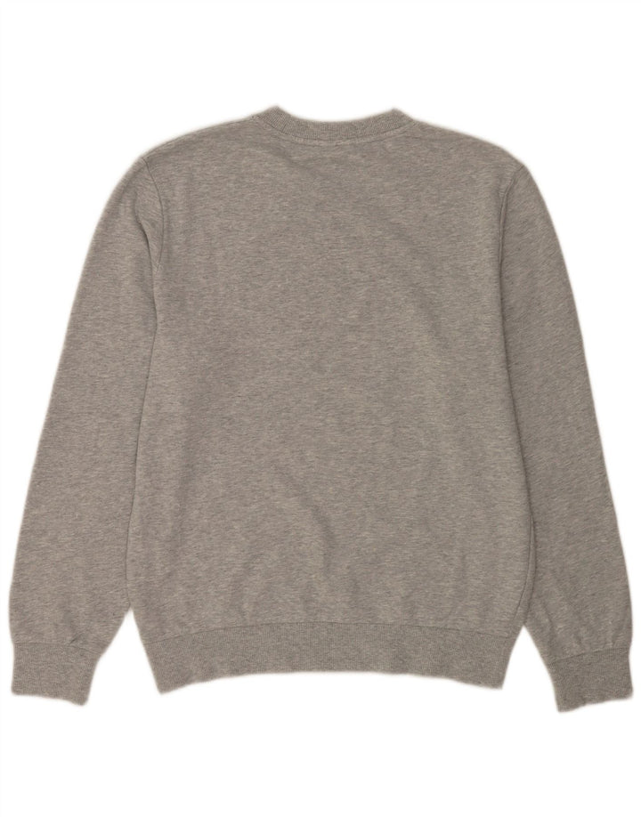 Champion moletom masculino jumper médio cinza algodão manchado
