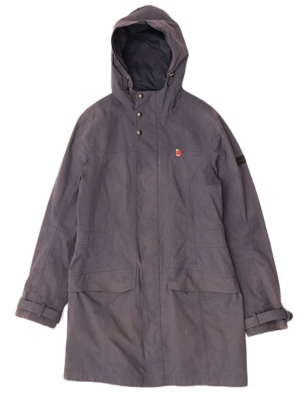 Capa de chuva feminina com capuz Berghaus UK 12 poliamida azul médio