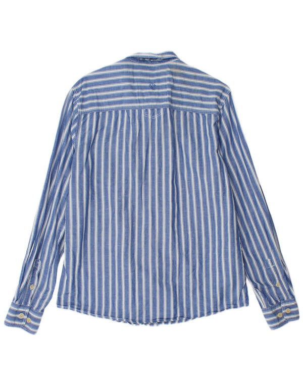 Fat Face Mens Shirt Medium Blue Pinstripe Cotton