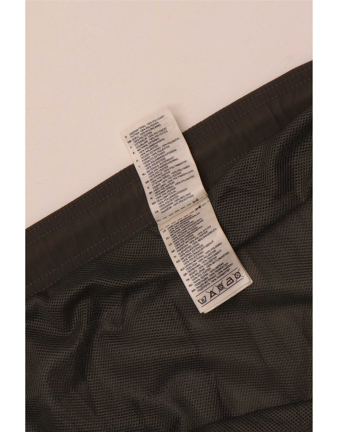 Shorts de natação masculino Adidas 2XL cinza colorblock nylon