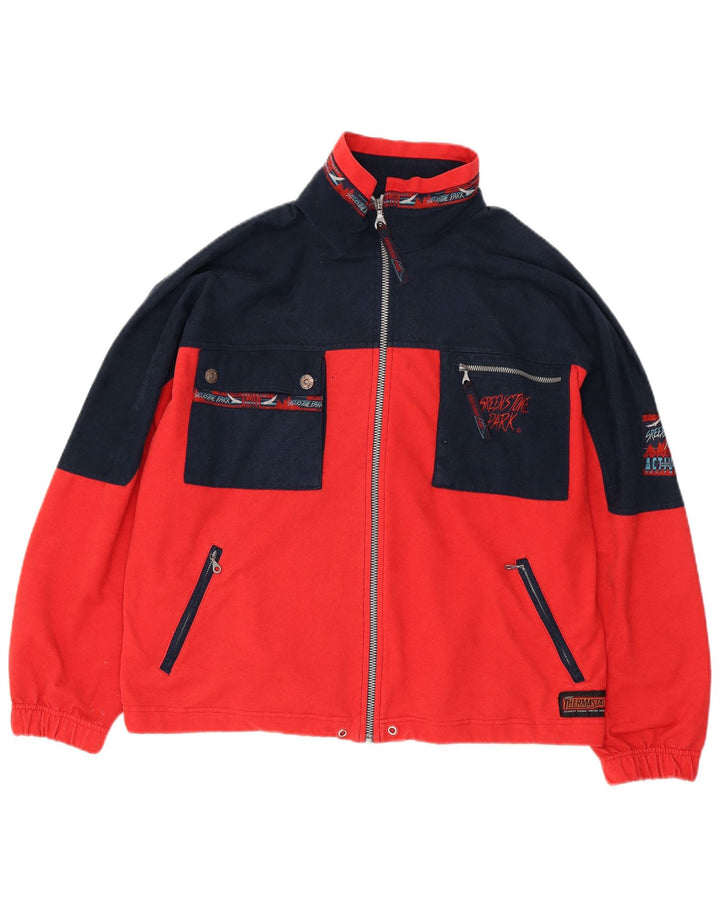Jaqueta masculina de agasalho Sreekstone Park XL vermelho colorblock