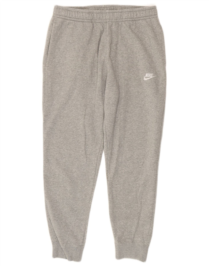 Calça de treino masculina NIKE Joggers cinza médio algodão manchado