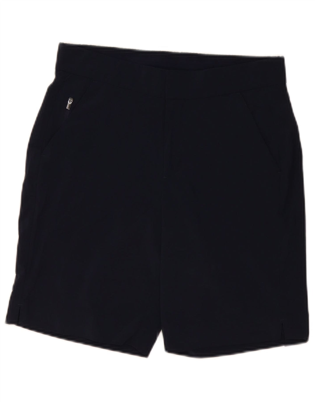 Shorts chino feminino ATHLETA US 2 XS W30 azul marinho poliéster