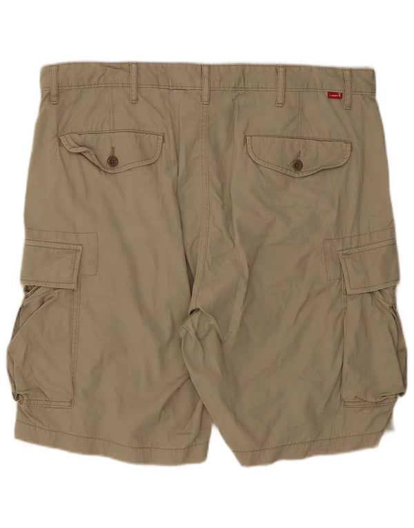 Shorts cargo masculino Levi's W38 XL algodão bege