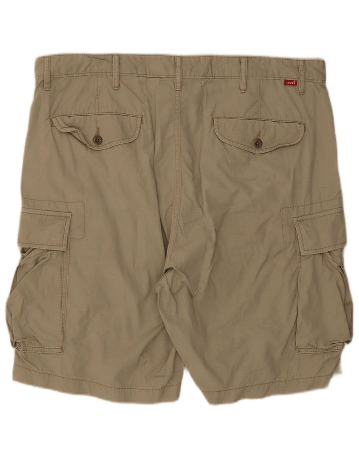 Shorts cargo masculino Levi's W38 XL algodão bege