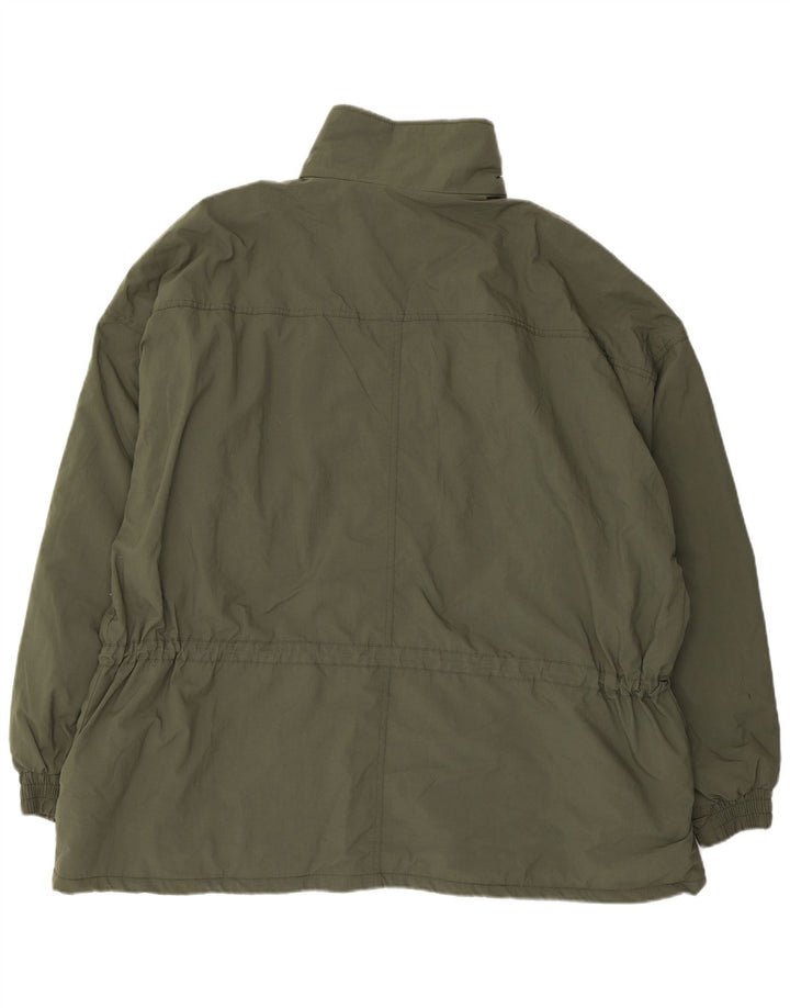 Jaqueta corta-vento masculina Columbia UK 44 2XL cáqui nylon