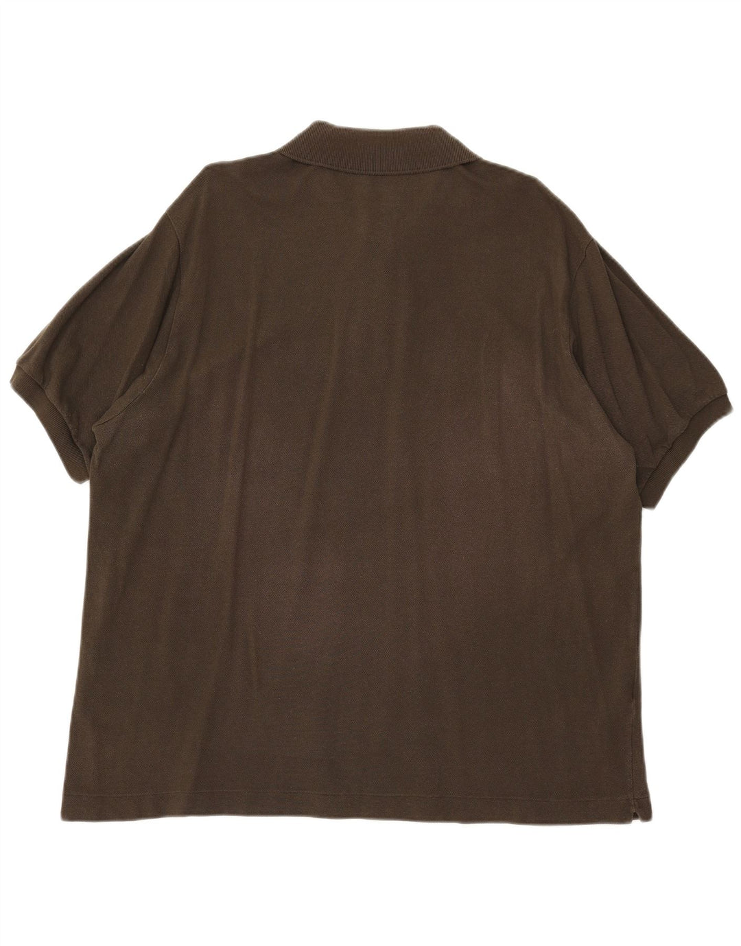 Camisa polo masculina LACOSTE tamanho 7 2XL algodão cáqui