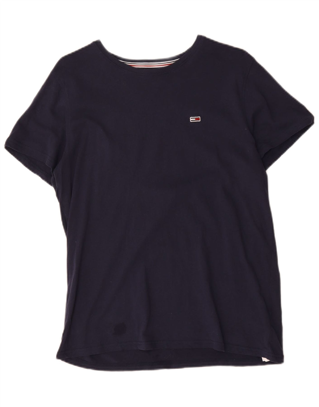 Camiseta masculina Tommy Hilfiger Top médio algodão azul marinho