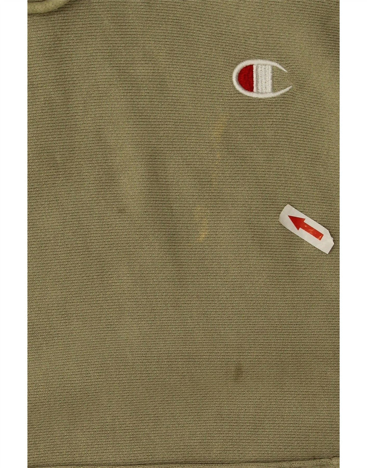 Champion moletom com capuz masculino pequeno algodão verde