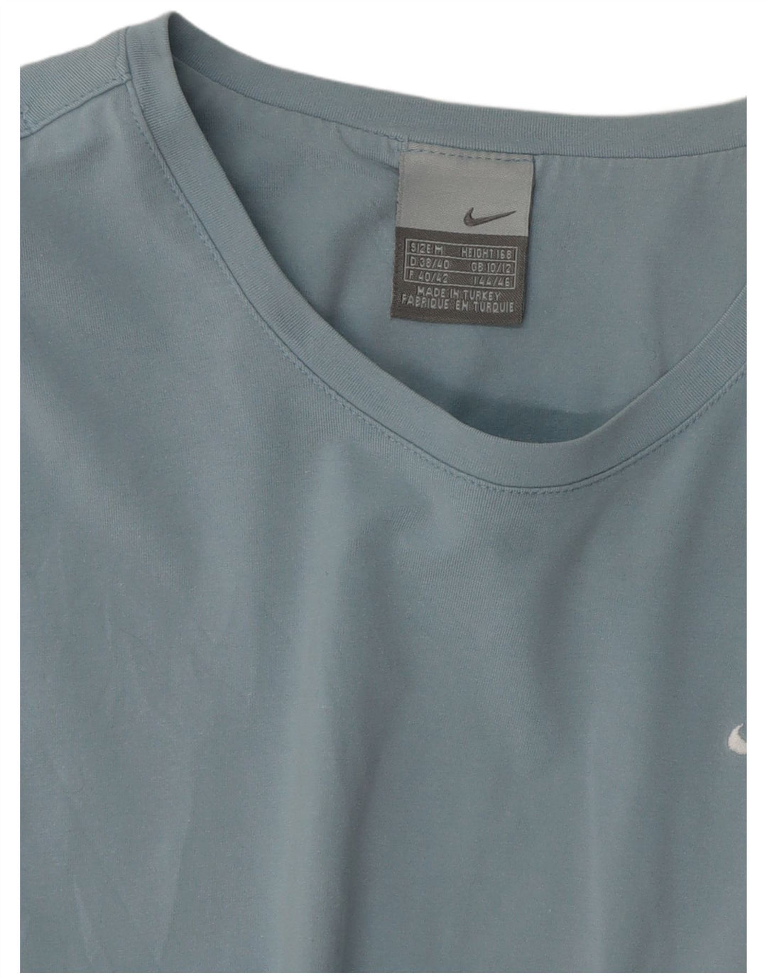 Camiseta feminina Nike UK 10/12 médio azul sintético
