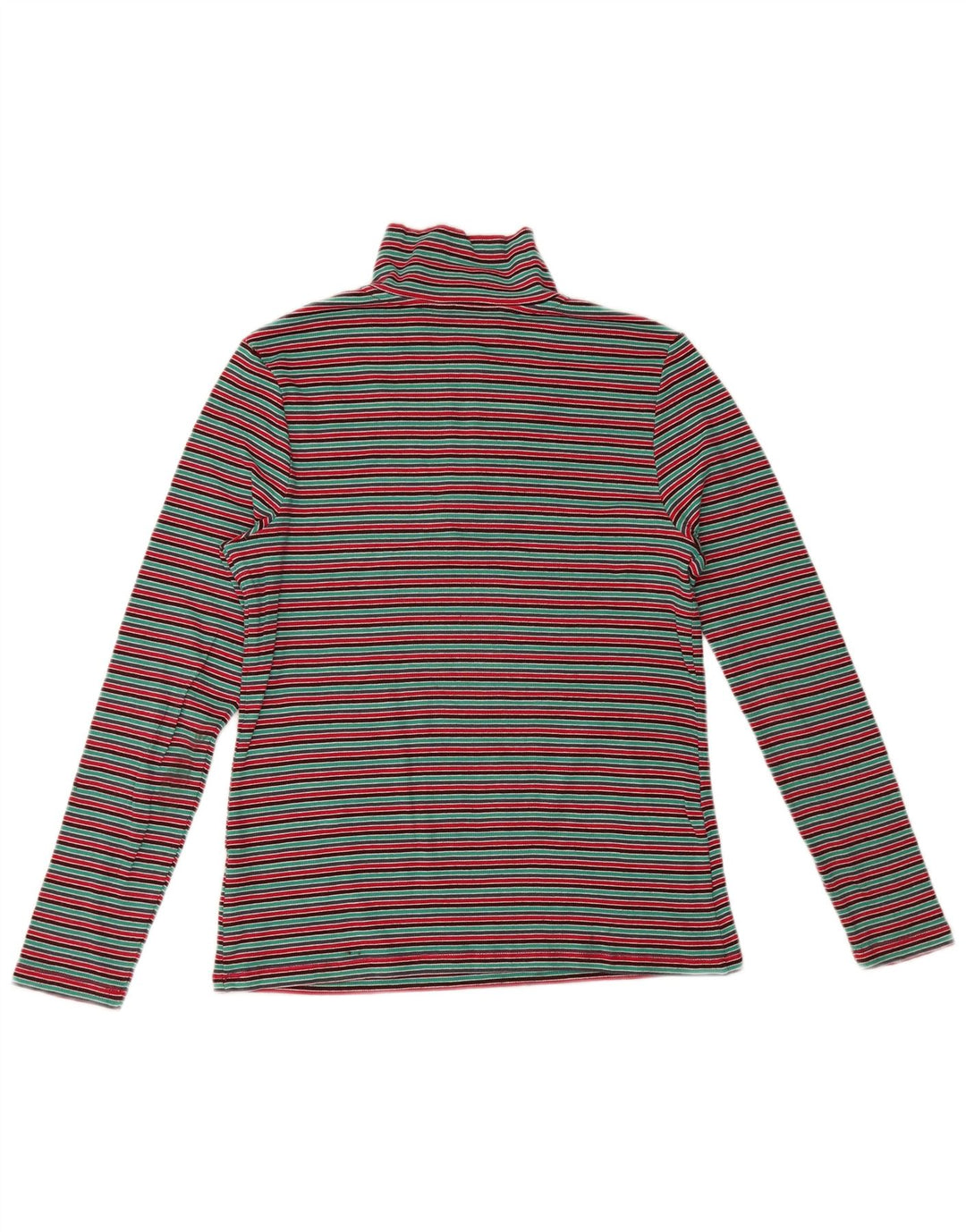 Top feminino Marks & Spencer manga comprida UK 14 médio listrado multicolorido