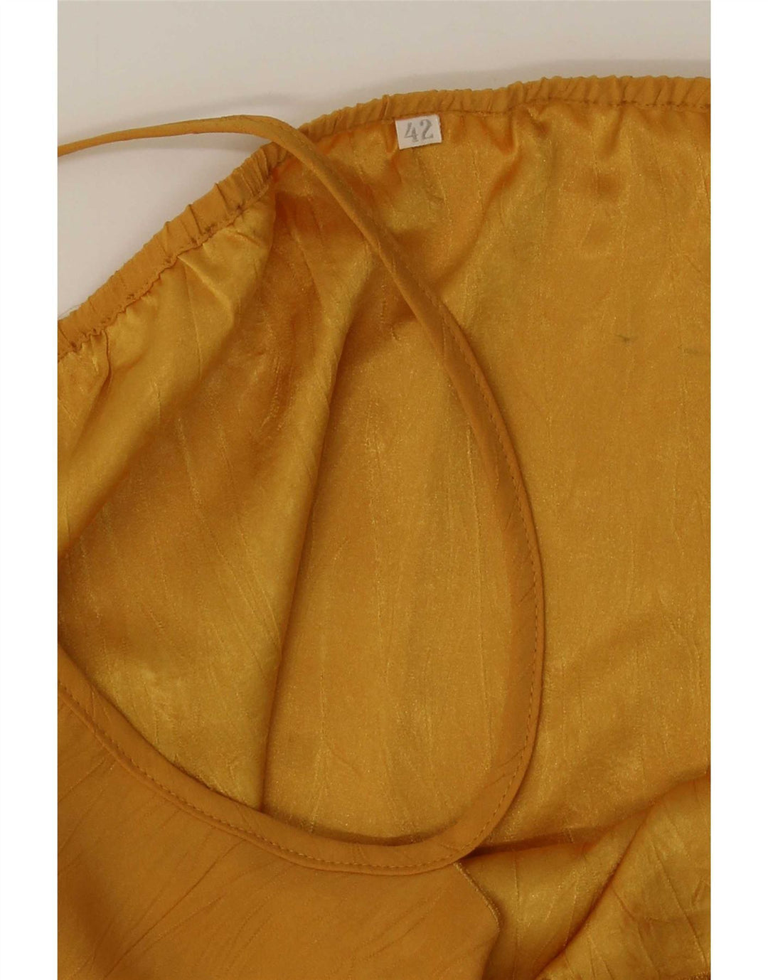 Cami Top Feminino Vintage IT 42 Amarelo Médio
