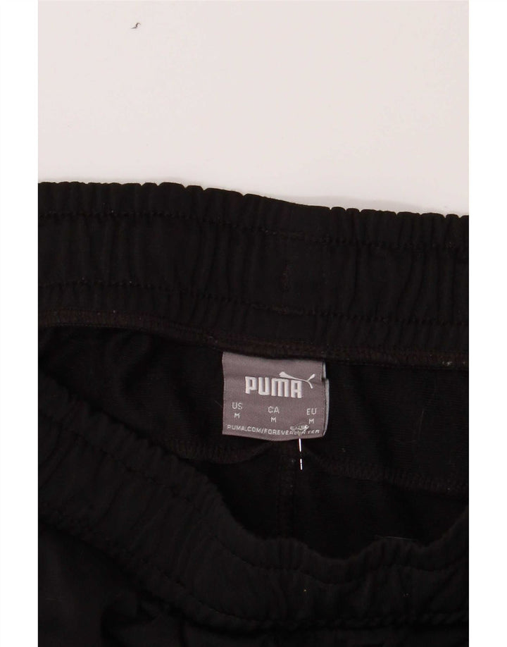 Calça de treino masculina Puma Joggers médio preto poliéster