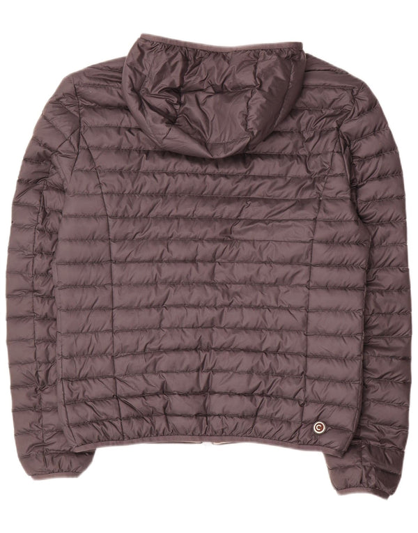 Jaqueta masculina acolchoada com capuz Colmar IT 50 poliéster cinza médio