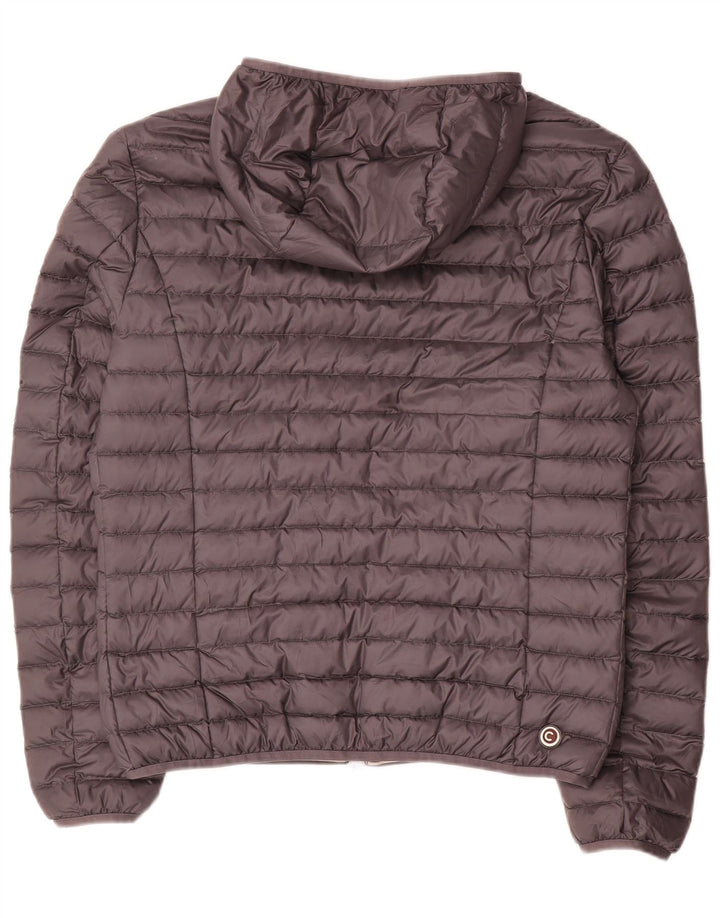 Jaqueta masculina acolchoada com capuz Colmar IT 50 poliéster cinza médio