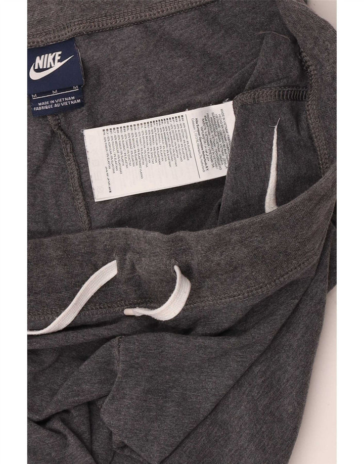 Calça de treino feminina Nike UK 14 algodão cinza médio