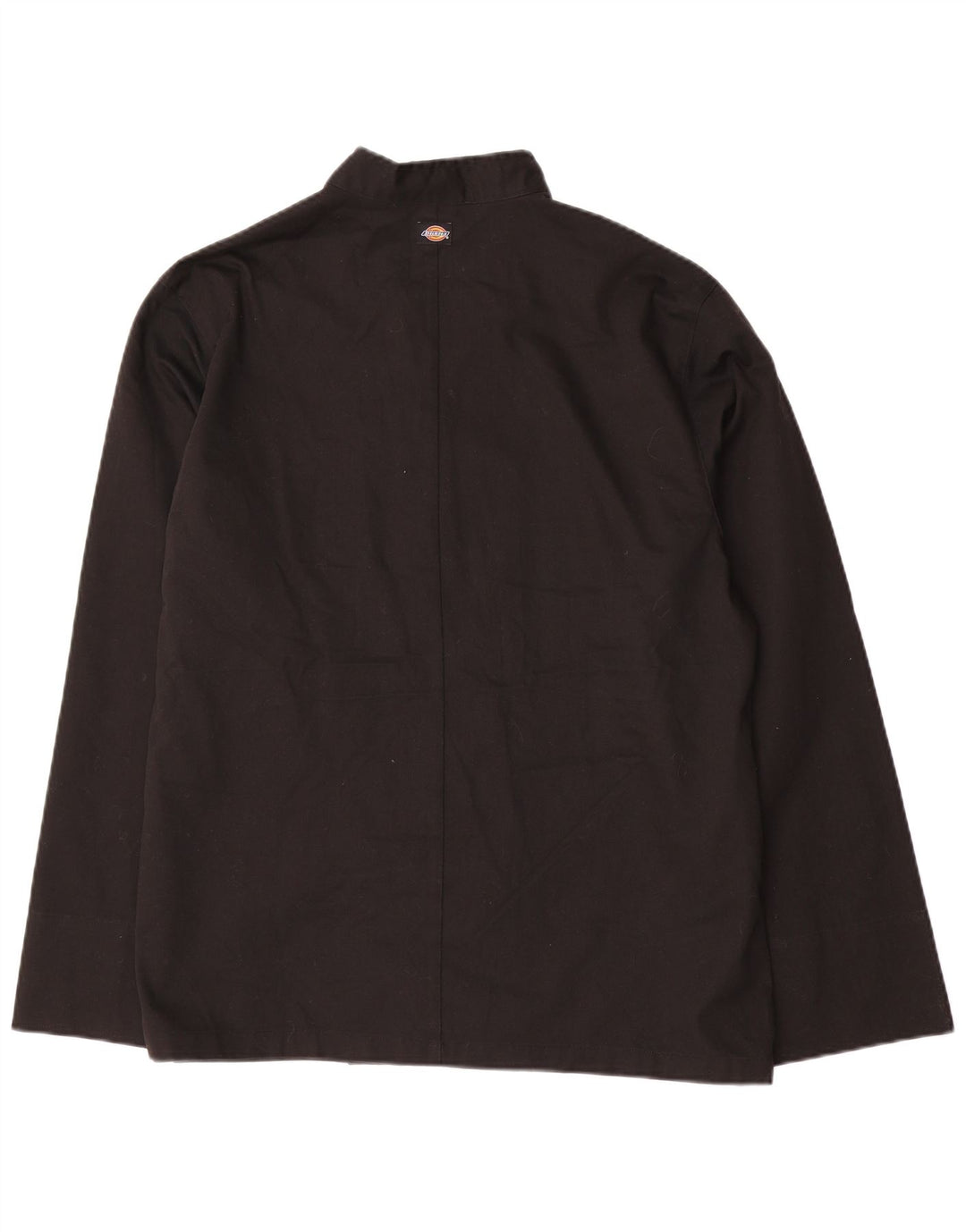 Jaqueta feminina Dickies Double Breasted Reino Unido 14 algodão preto médio