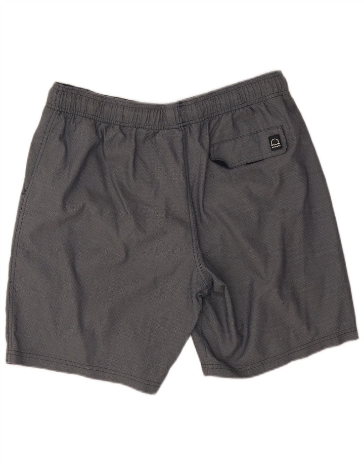 Shorts esportivos masculinos Marks & Spencer grande algodão geométrico azul marinho