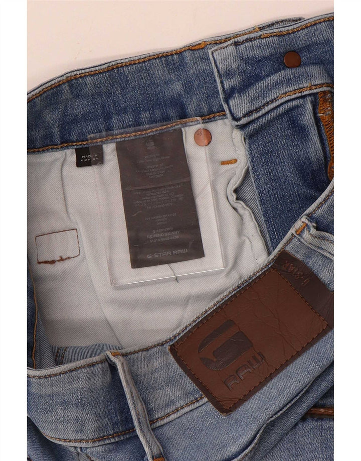 Jeans Slim Feminino G-Star W28 L30 Azul