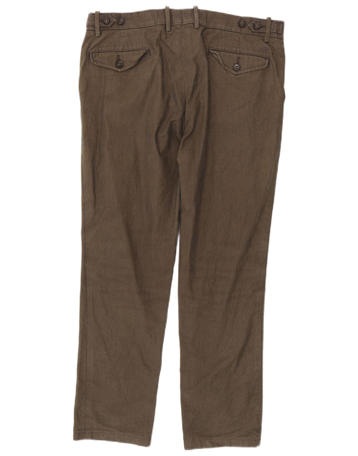 Dockers Calça Chino Masculina Reta W34 L28 Cáqui Xadrez