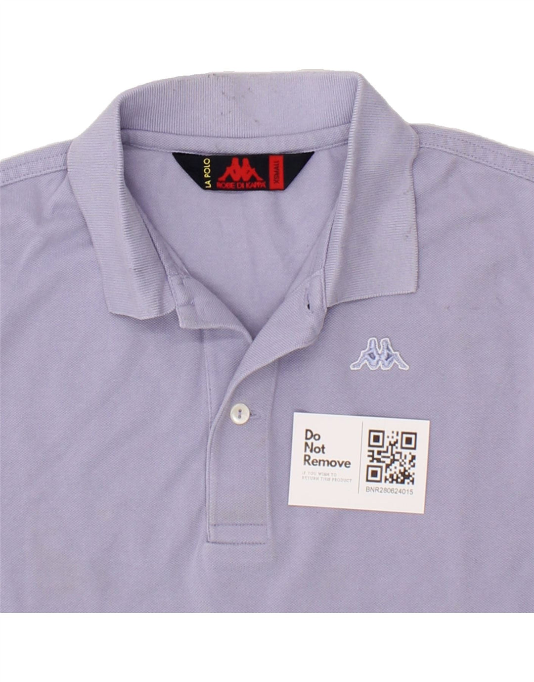 KAPPA Mens Polo Shirt XS Purple Cotton Vintage Kappa and Second-Hand Kappa from Messina Hembry 