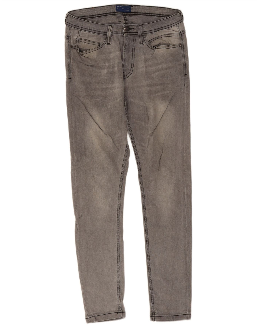 Zara Mens Skinny Jeans EU 40 Médio W31 L29 Cinza