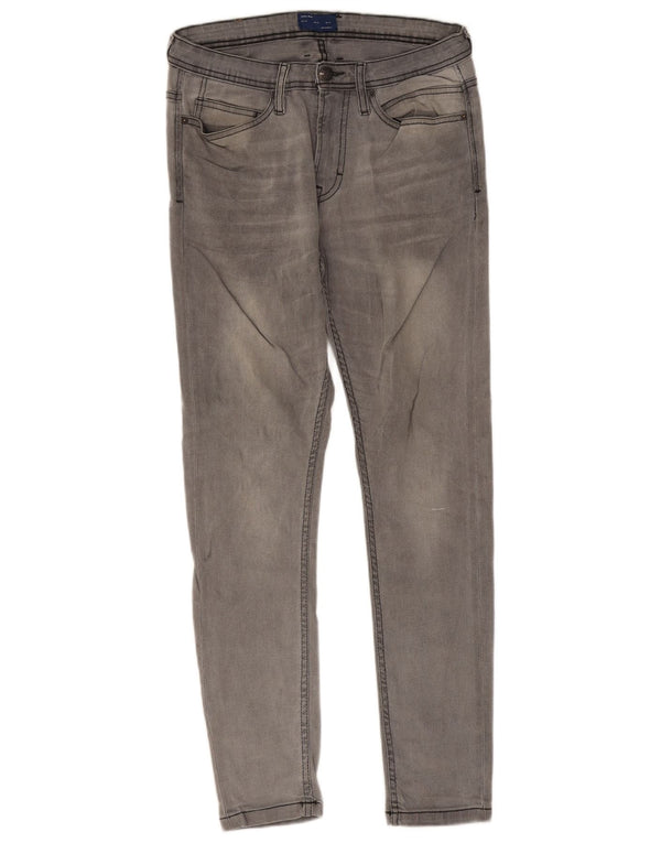 Zara Mens Skinny Jeans EU 40 Médio W31 L29 Cinza
