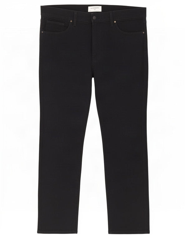 Marks & Spencer Masculino Autograph Slim Jeans W36 L31 Algodão Preto
