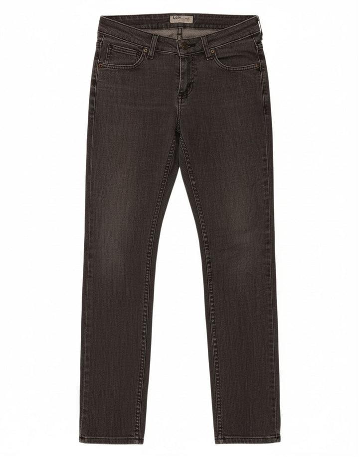 LEE Womens Norma Skinny Jeans W28 L33 Cinza Algodão