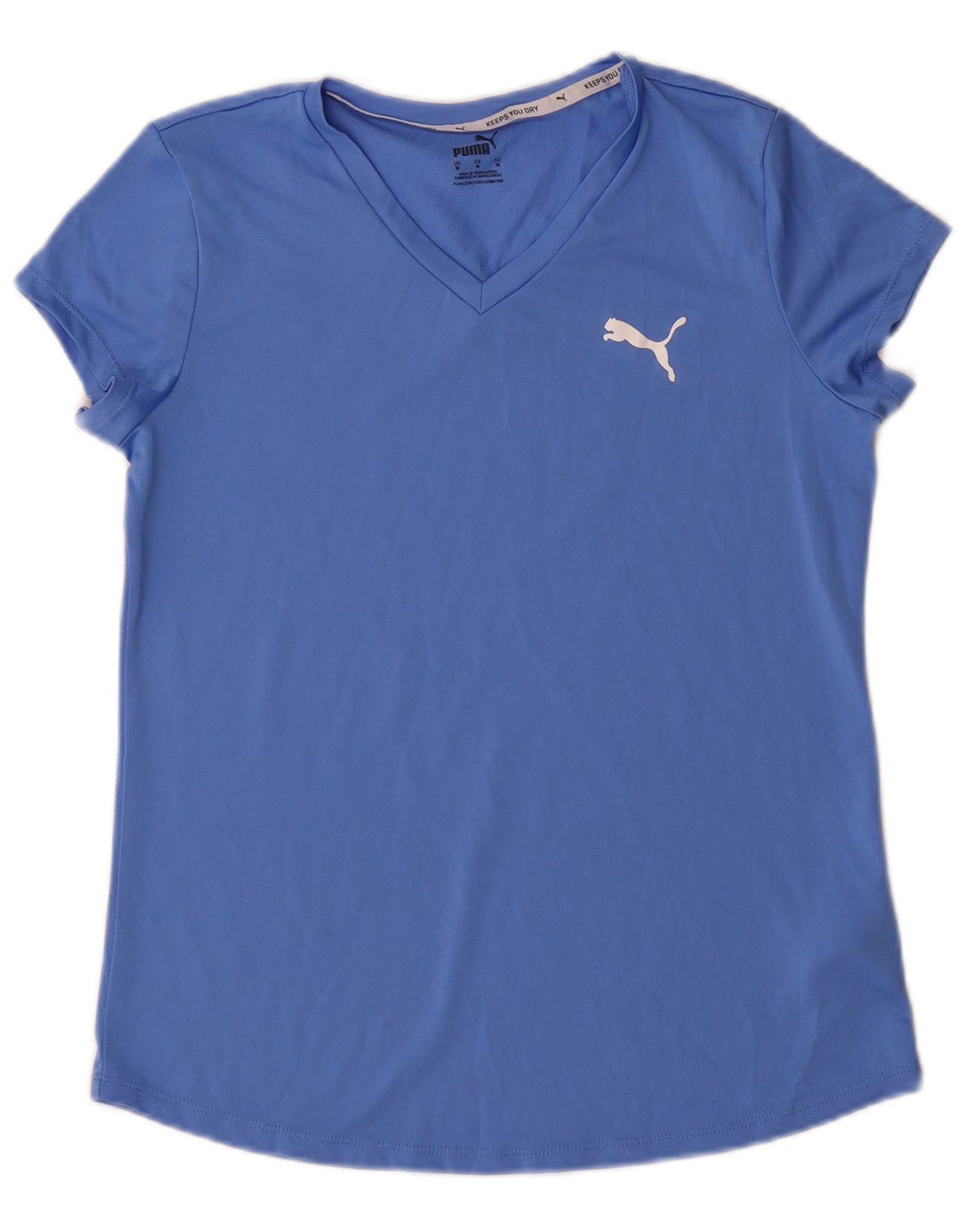 Camiseta feminina Puma UK 12 poliéster azul médio