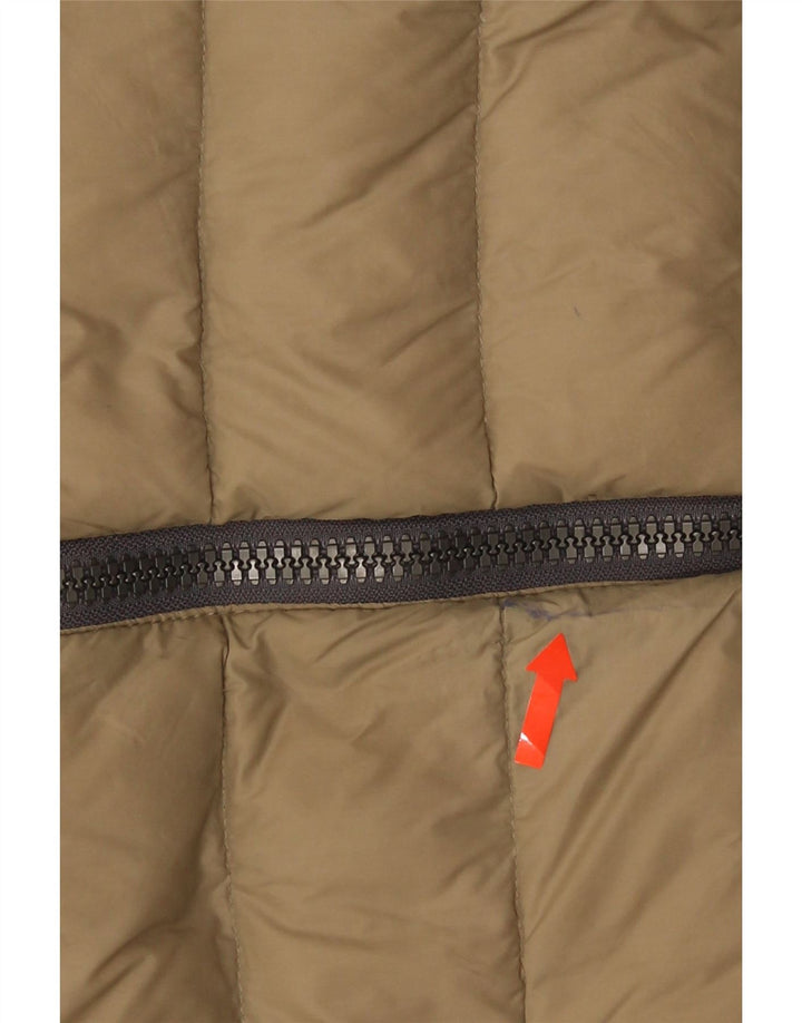 Jaqueta masculina acolchoada com capuz Colmar IT 48 médio cáqui