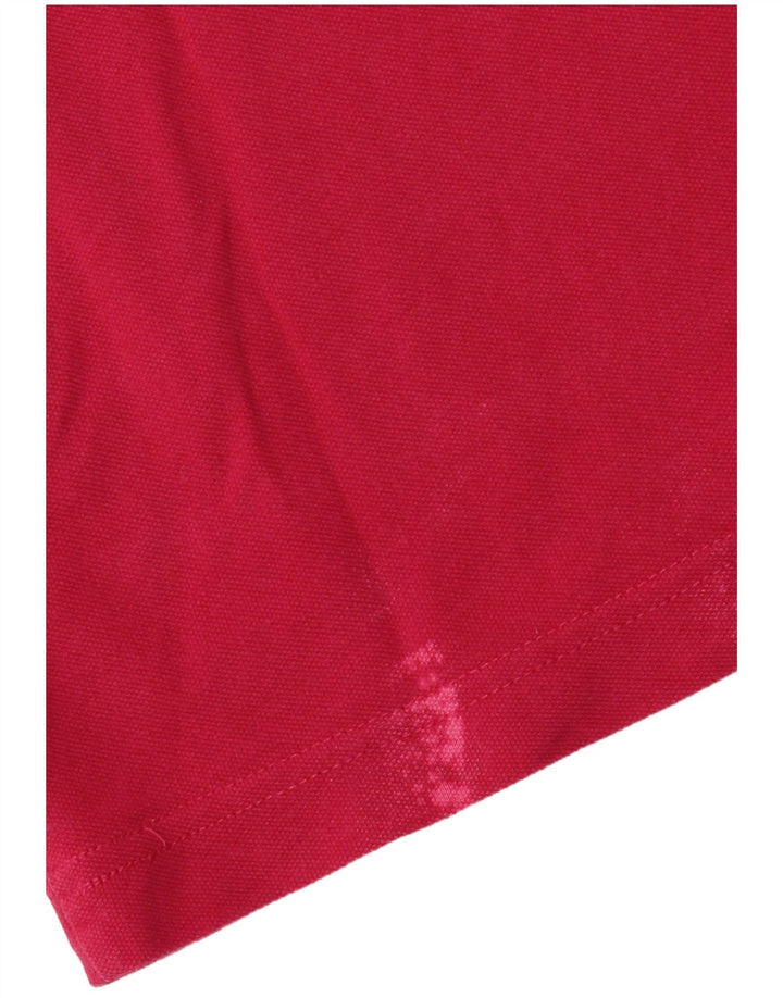 Camisa polo masculina Kappa grande algodão rosa
