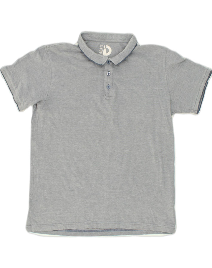 DACK'S Mens Polo Shirt XL Grey Cotton | Vintage Dack's | Thrift | Second-Hand Dack's | Used Clothing | Messina Hembry 