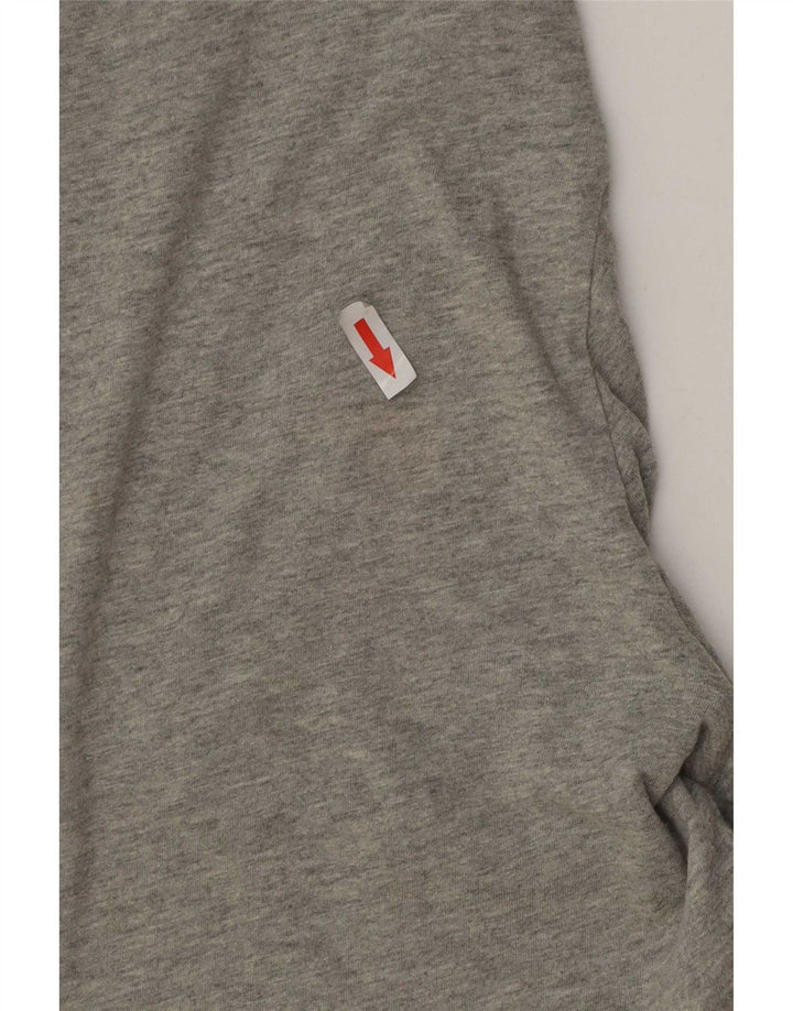 Tommy Hilfiger Camiseta masculina grande algodão cinza