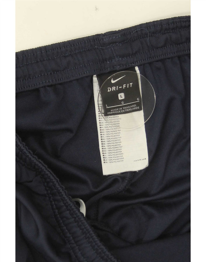Calça de treino masculina Nike grande poliéster azul marinho