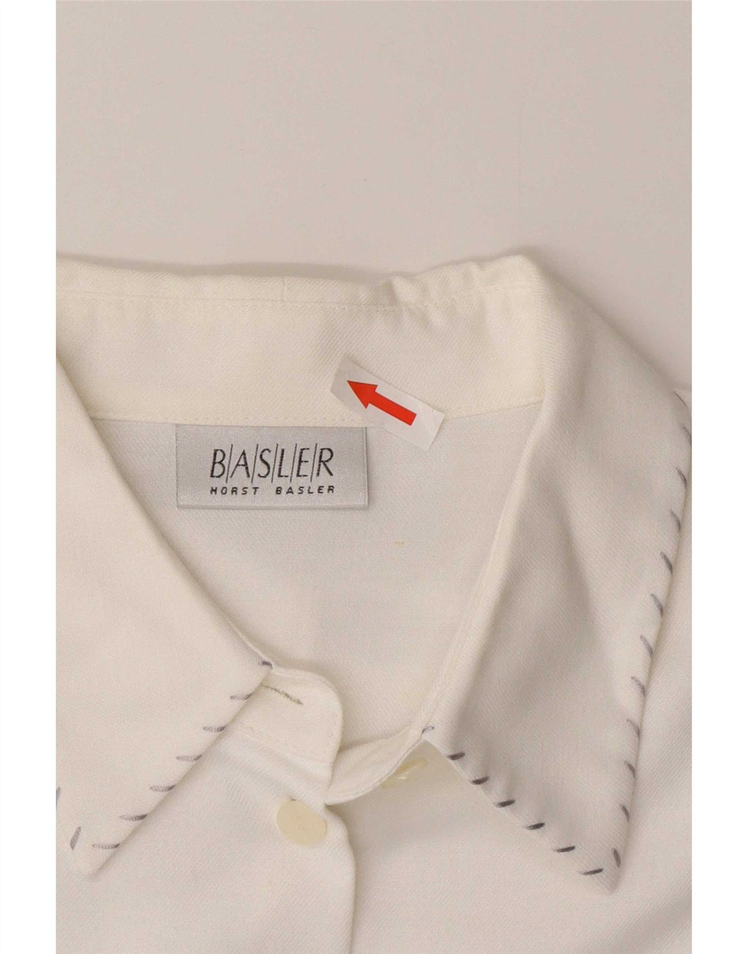 Blusa feminina Basler EU 44 XL branca viscose