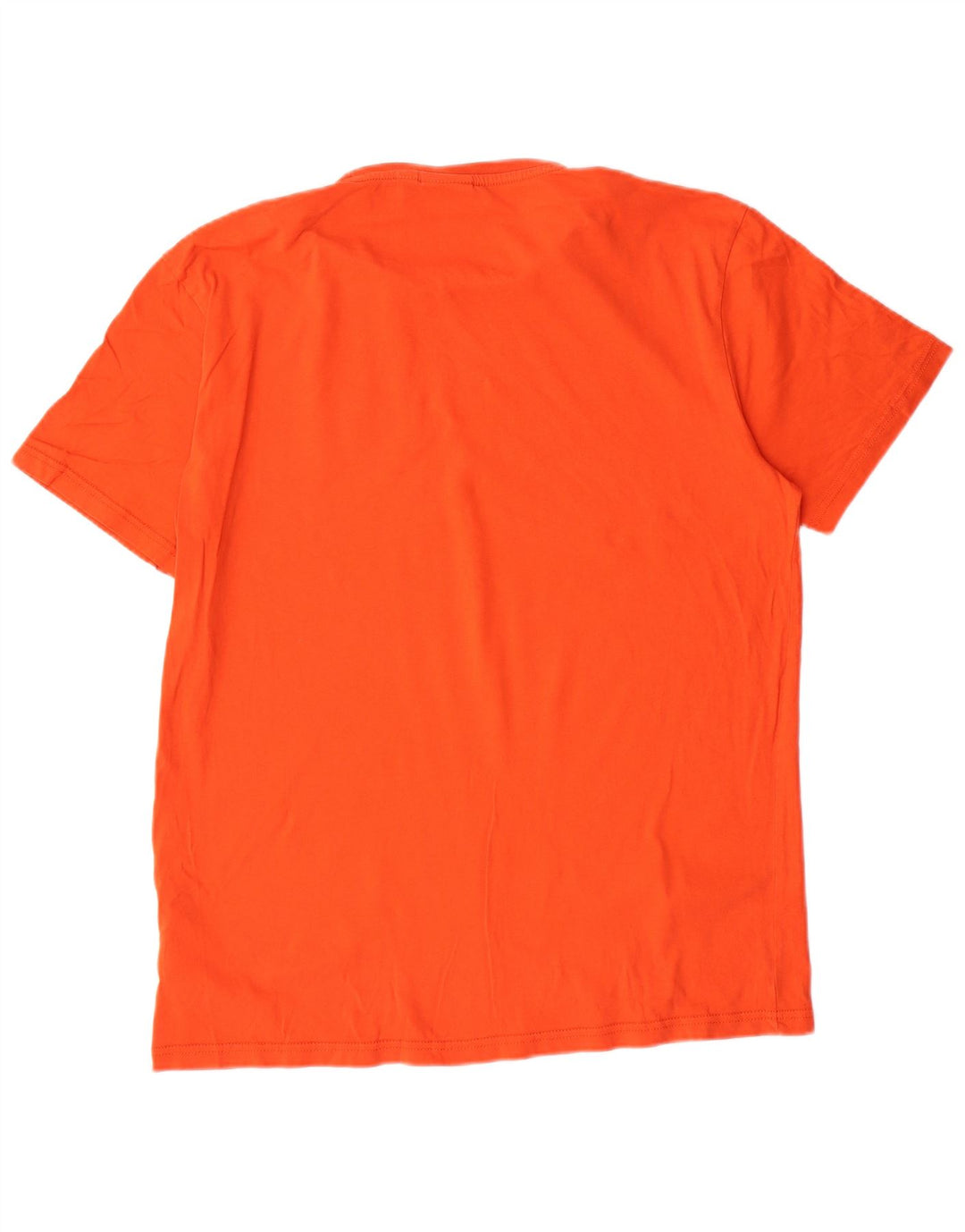 Camiseta masculina NAPAPIJRI grande algodão laranja