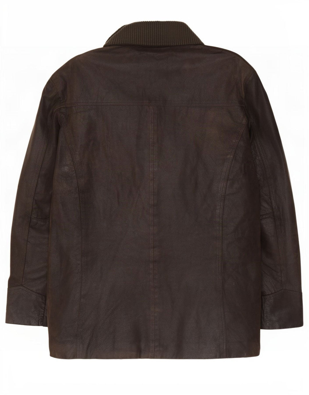 Jaqueta de couro masculina Bata IT 54 2XL marrom