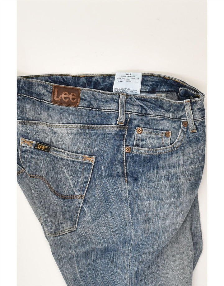 LEE Womens Denim Shorts W32 Large  Blue Cotton | Vintage Lee | Thrift | Second-Hand Lee | Used Clothing | Messina Hembry 