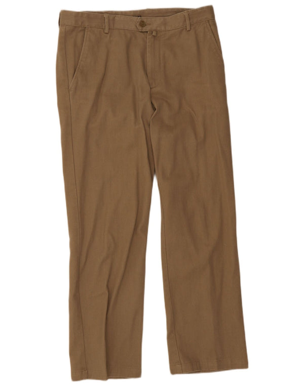 Calça Chino Masculina Reta Gant W34 L30 Algodão Marrom