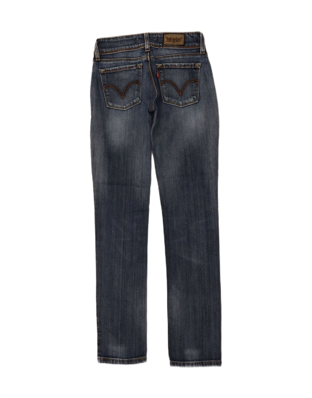 LEVI'S Womens 571 Slim Jeans W26 L32 Blue Cotton Vintage Levi's and Second-Hand Levi's from Messina Hembry 