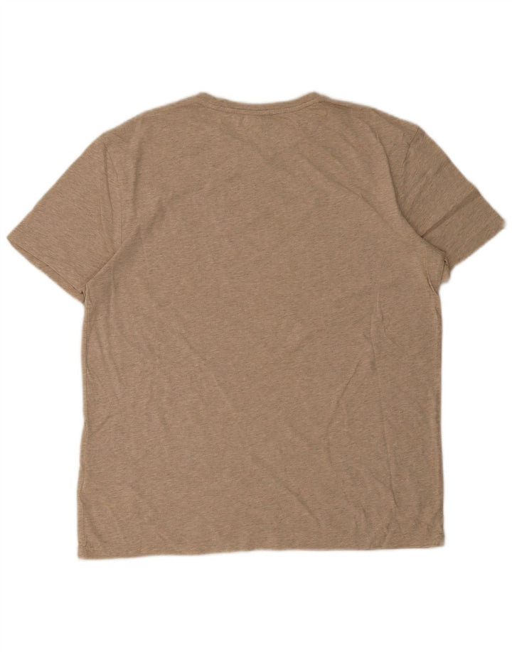 Polo Ralph Lauren Camiseta masculina Top Médio Algodão Bege