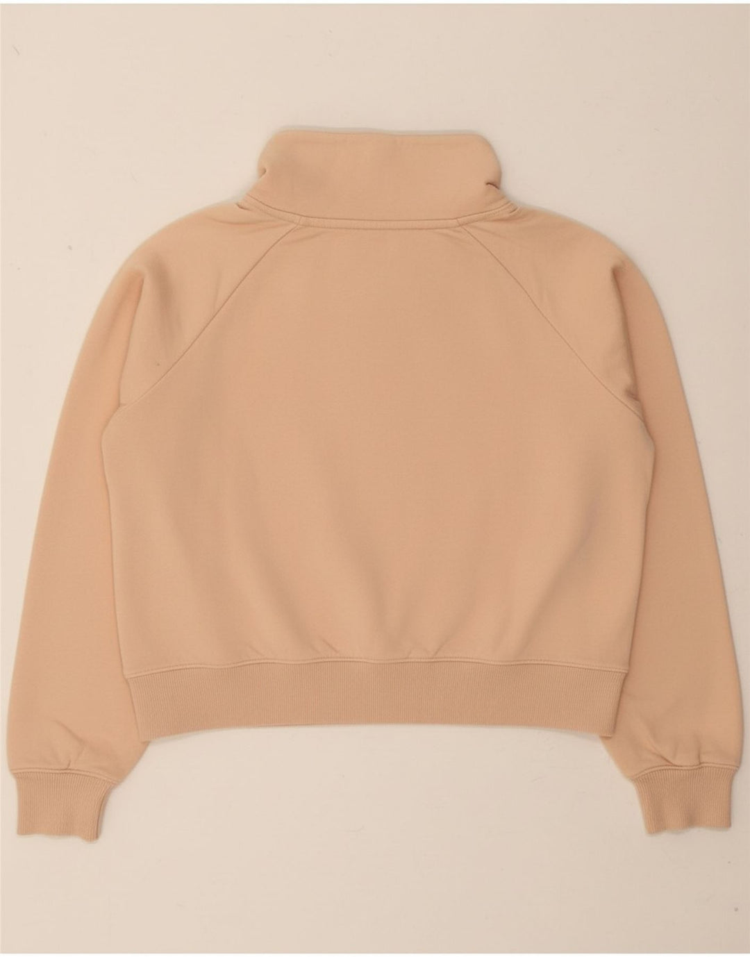 UNDER ARMOUR Suéter feminino oversized UK 6 XS algodão bege