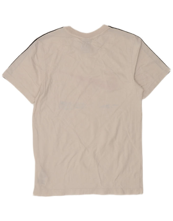 Camiseta Nike masculina gráfica top pequeno algodão colorblock branco