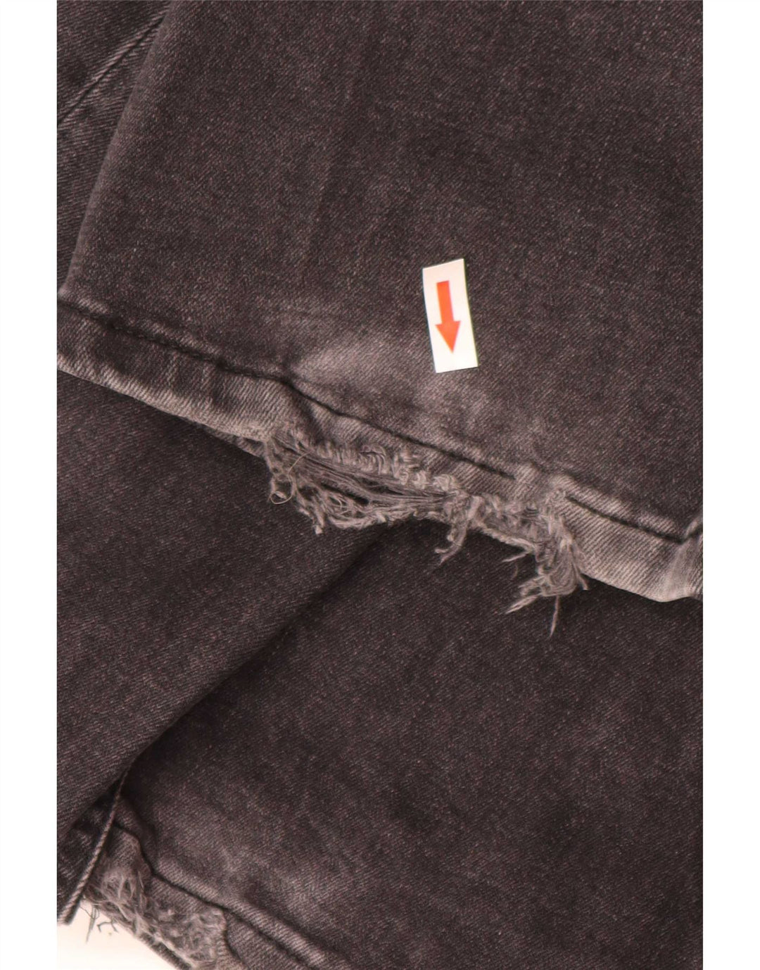 Zara Jeans feminino queimado EU 38 pequeno W28 L32 cinza