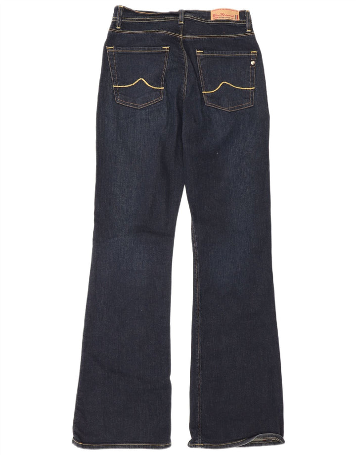 Calça jeans feminina Ben Sherman W28 L32 azul marinho algodão