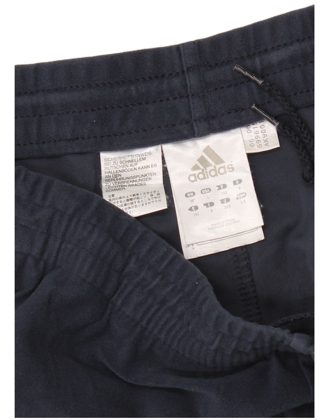 Calça de treino masculina Adidas XL azul marinho poliéster