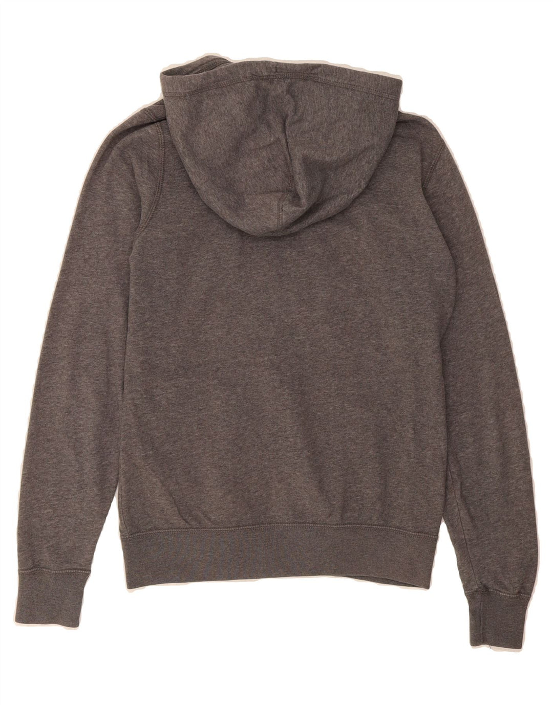 NIKE Womens Zip Hoodie Sweater UK 10 Small Grey Cotton Vintage Nike and Second-Hand Nike from Messina Hembry 