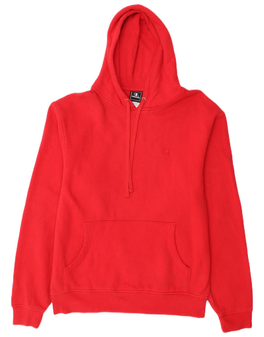 Champion masculino moletom com capuz XL algodão vermelho